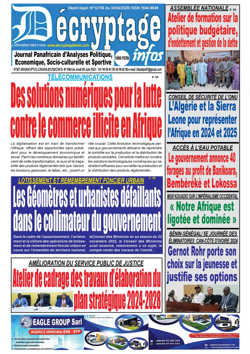 Décryptage du Mercredi 08 2023