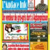 Quotidien de droit béninois L'Audace Infos du Jeudi, 22 Juin 2023