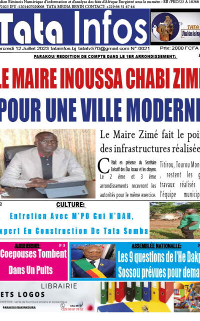 Tata Infos du Mercredi 12 Juillet 2023