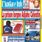 Quotidien de droit béninois L'Audace Infos du Mercredi, 12 Juillet 2023