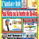 Quotidien de droit béninois L'Audace Infos du Mardi 08 Août 2023