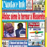 Quotidien de droit béninois L'Audace Infos du Mercredi, 16 Août 2023