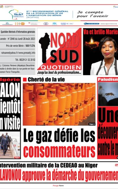 Nord Sud Quotidien N°2040 du lundi 28 Août 2023