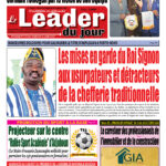 Le Leader du Jour, parution de ce Vendredi