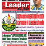 Le Leader du Jour, parution de ce Mercredi 15 Novembre 2023