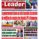 Le Leader du Jour, parution de ce Vendredi