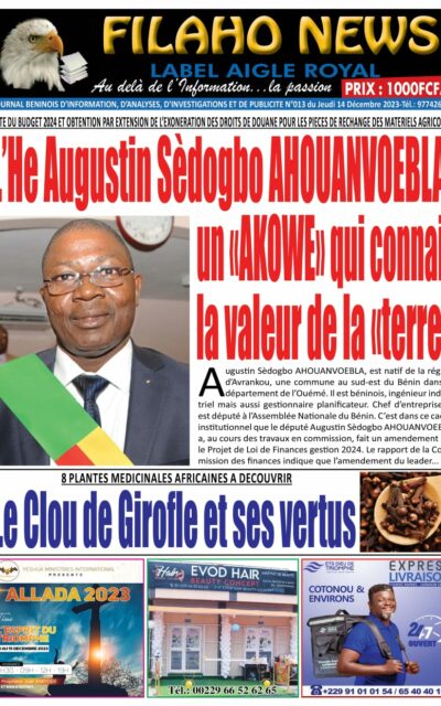 Filaho News du Jeudi 14 Décembre 2023