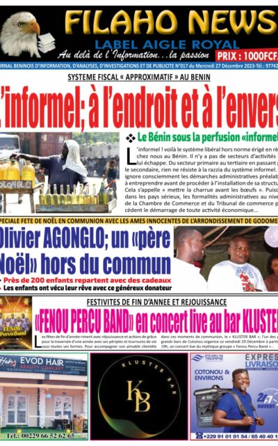 Filaho News du Mercredi 27 Décembre 2023