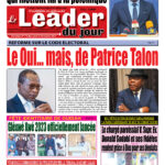 Le Leader du Jour, parution de ce Lundi