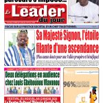 Le Leader du Jour, parution de ce Vendredi...