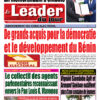 Le Leader du Jour, parution de ce Mardi 12 Mars 2024