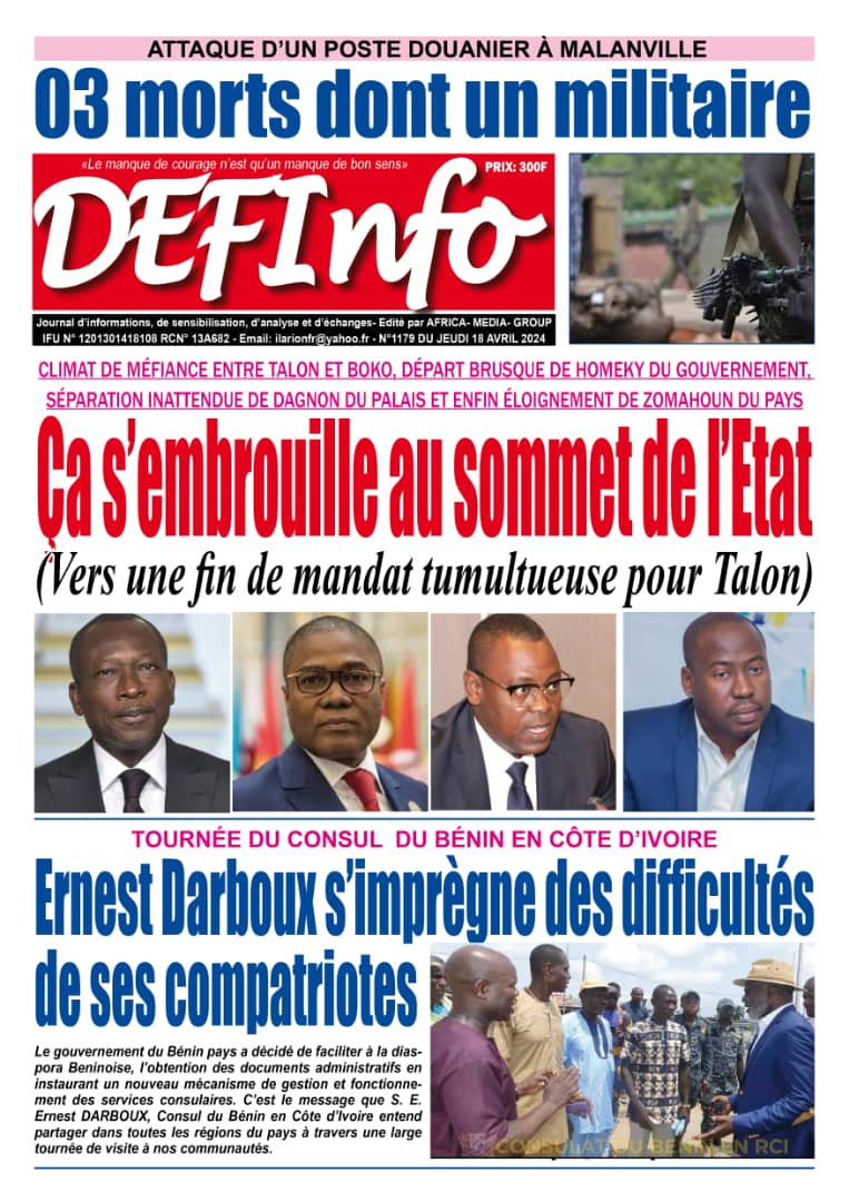 Défi Info du Jeudi du 18 Avril 2024