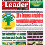 Le Leader du Jour, parution de ce Lundi 22 Avril 2024