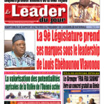 Le Leader du Jour, parution de ce Jeudi 25 Avril