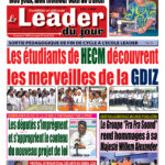 Le Leader du Jour, parution de ce Lundi 29 Avril 2024