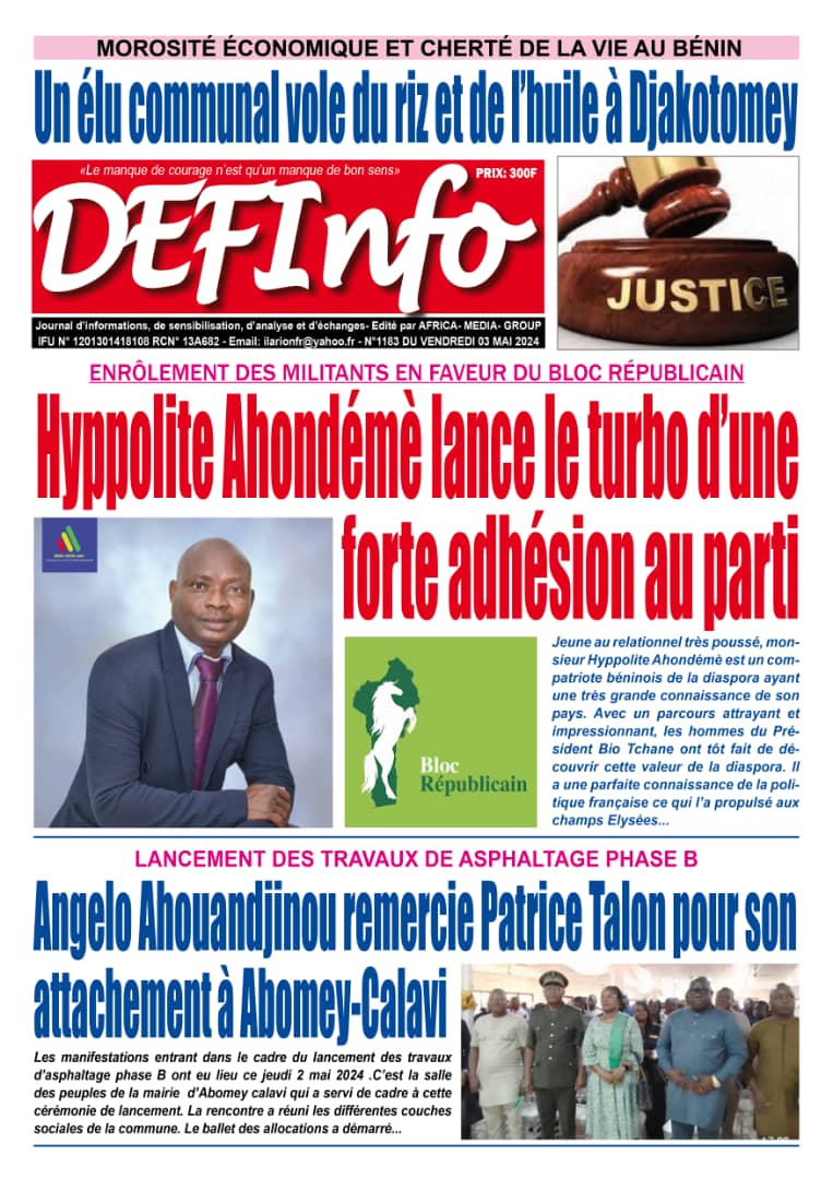Défi Info du Vendredi 03 Mai 2024