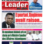 Le Leader du Jour, parution de ce Vendredi 7 Juin 2024