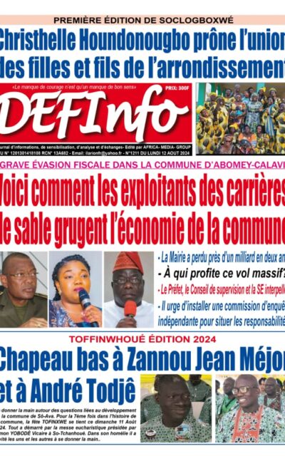 Défi Info du Mardi 13 Août 2024