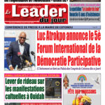 Le Leader du Jour, parution de ce Jeudi 8 Août 2024
