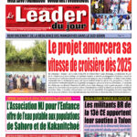 Le Leader du Jour, parution de ce Lundi 14 Octobre 2024