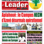 Le Leader du Jour, parution de ce Mercredi 2 Octobre 2024