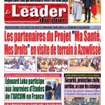 Le Leader du Jour, parution de ce Vendredi 15 Novembre 2024