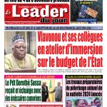 Le Leader du Jour, parution de ce Jeudi 7 Novembre 2024