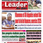 Le Leader du Jour, parution de ce Vendredi 6 Décembre 2024