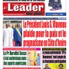 Le Leader du Jour, parution de ce Lundi 27 Janvier 2025